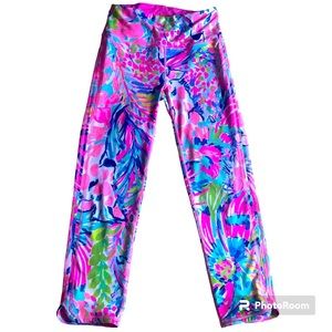 Lilly Pulitzer luxletic gumbo limbo high rise capri legging size XS